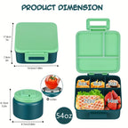 Stainless Steel Insulated Lunch Container Set 8oz Thermos Food Jar with Cooling Container for Kids School Work Meal Prep Purple Green