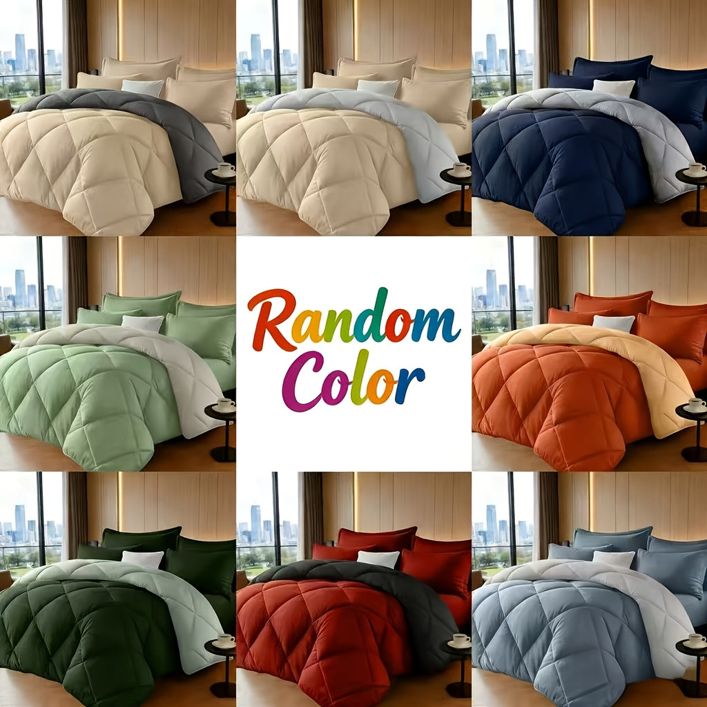Quilt Set 3 Piece Lightweight Breathable Comforter with Pillowcases - Diamond Pattern Ultra-Fine Fiber Soft Bedding Set 42 Colors Twin Queen King Pinch Pleat