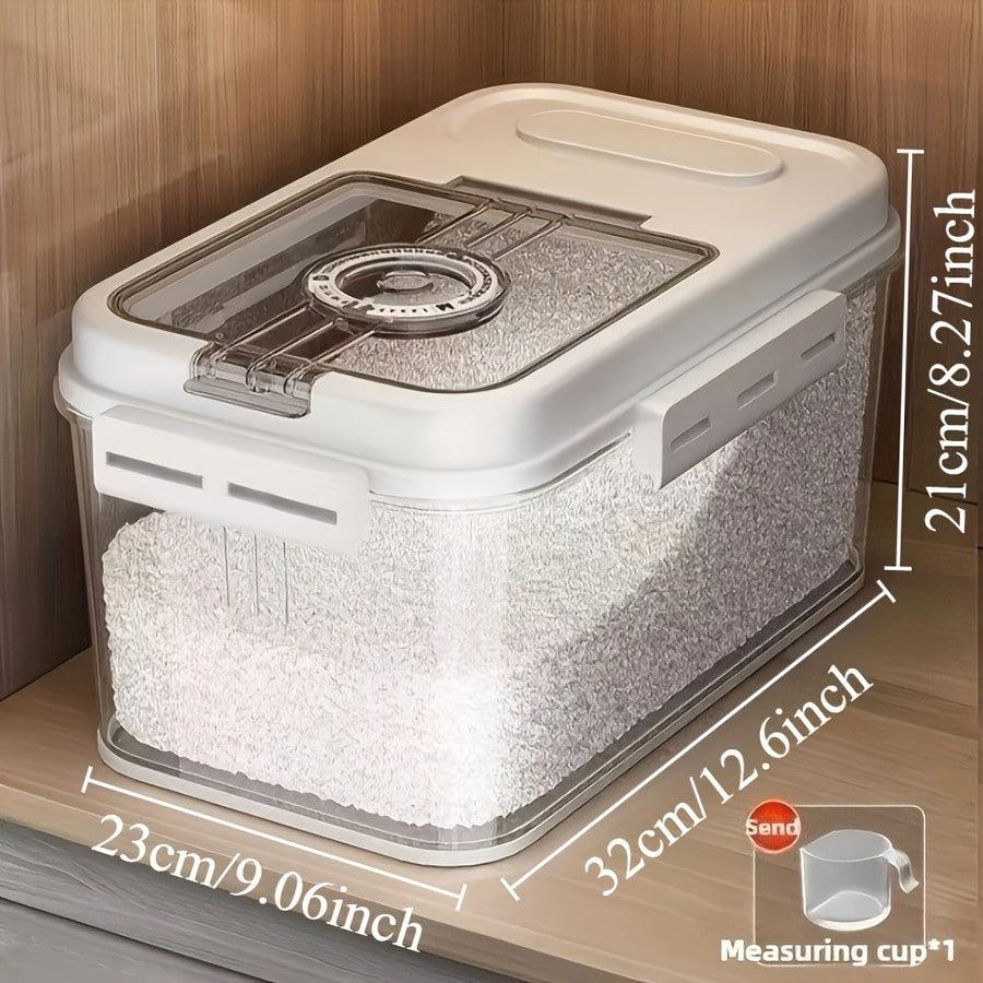 Large Capacity Grain Storage Container Sealed Rice Box Insect-Proof Moisture-Proof Flour Storage Bin for Rice Grains - Multiple Sizes