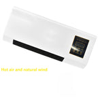 Wall Mounted Space Heater 1000W Dual Purpose Heating Cooling Fan with Remote Control Timer for Bathroom Bedroom Office Home