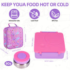 Insulated Lunch Box Set with Stainless Steel Thermal Soup Cup, Thermal Lunch Bag & Utensils – Kids & Adult Bento Lunch Kit
