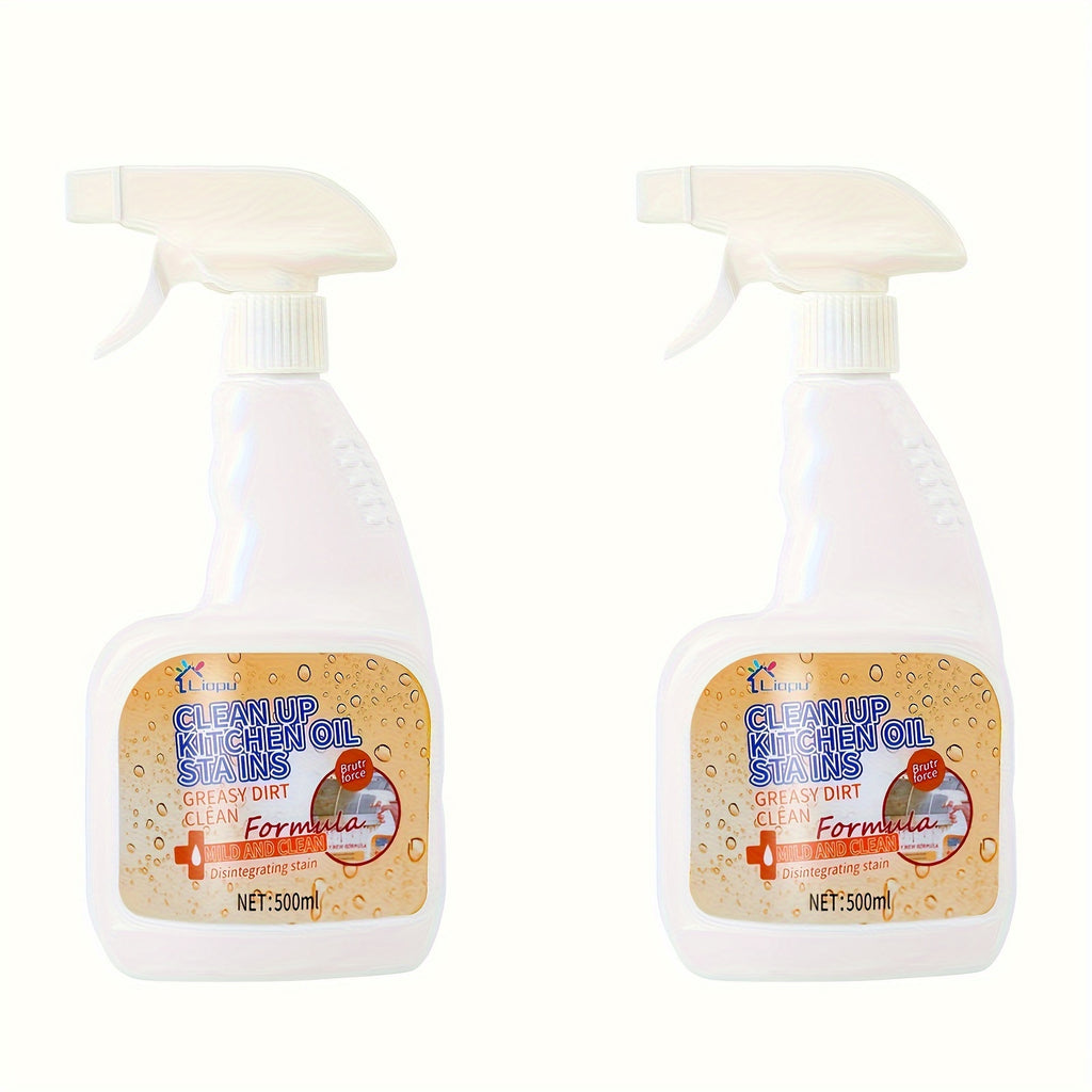 Kitchen Range Hood Degreaser Spray – Heavy Duty Oil Stain & Grease Remover for Range Hood, Stovetop, Oven & Metal Surfaces, Smoke Residue Cleaner, Unscented Strong Degreasing Cleaning Agent