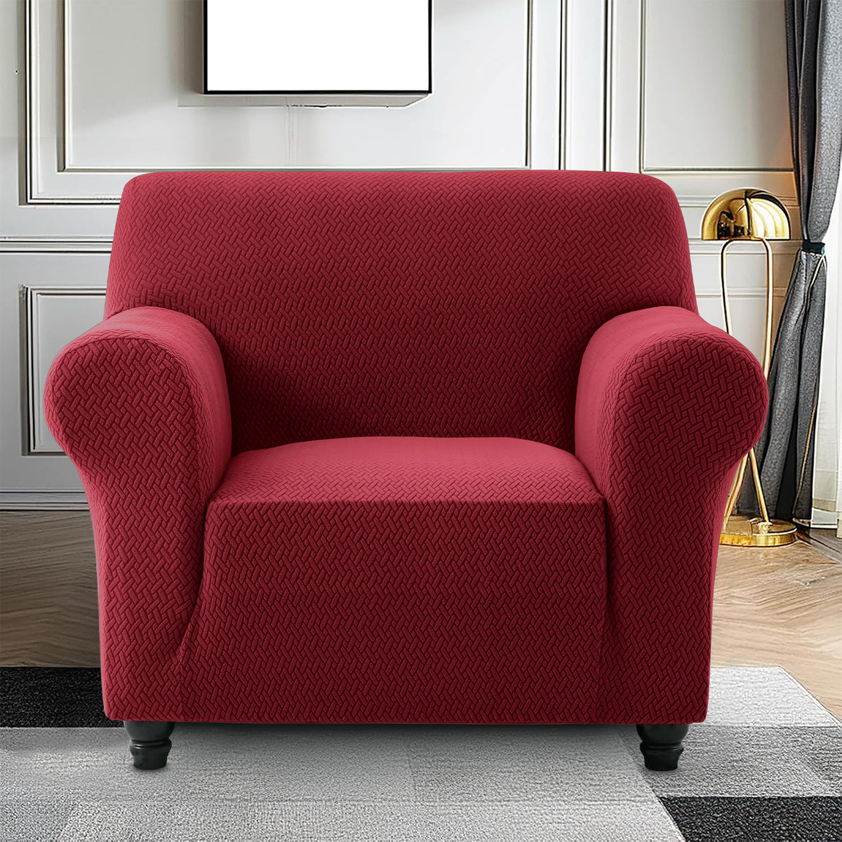 Elastic Stretch Sofa Cover Spandex – Non-Slip Couch Slipcover, Pet-Friendly, Machine Washable, All-Season, 7 Colors, 1/2/3 Seater, Living Room Bedroom Office Home Decor