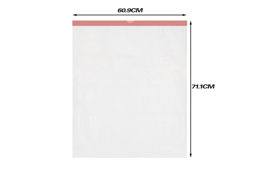 Drawstring Tall Kitchen Trash Bags 13 Gallon 120 Count (2 Boxes of 60), 2ft x 2ft 4in Sturdy 0.45mil Bags for Standard Kitchen Trash Cans, Easy-Tie Drawstring Closure