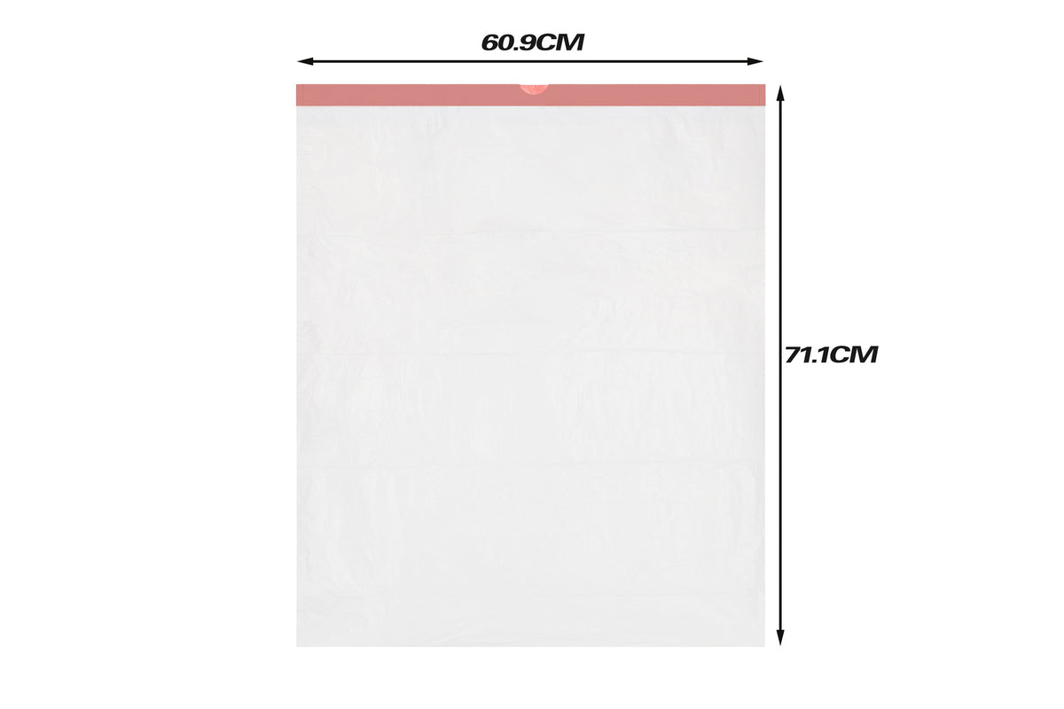 Drawstring Tall Kitchen Trash Bags 13 Gallon 120 Count (2 Boxes of 60), 2ft x 2ft 4in Sturdy 0.45mil Bags for Standard Kitchen Trash Cans, Easy-Tie Drawstring Closure