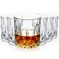 Highball Drinking Glasses Set of 6 – 14oz Crystal Clear Soda-Lime Glass Tumblers for Water Juice Beer Cocktails Tom Collins Bar Glassware