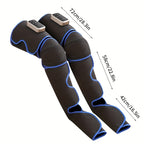Full Leg Massager with Heat & Vibration Cordless Rechargeable – 4 Modes Pneumatic Compression for Calves Thighs Knees Ankles Soles, Large Screen, Mother's Day Father's Day Gift