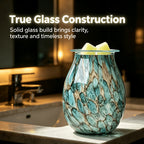 3D Glass Melt Wax LED Candle Light 7 Color Changing Mood Light for Home Office Room Decor Holiday Gift 1pc or 2pc Set