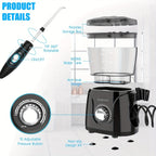 Water Flosser for Teeth & Braces – 8 Jet Tips, 10 Pressure Settings, 20oz Large Tank Oral Irrigator for Family Deep Cleaning & Braces Care