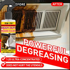 Kitchen Degreaser Spray Coconut Oil Infused - Heavy Duty Grease Remover for Range Hoods, Stovetops & Cookware - Fog-Free Liquid Cleaner