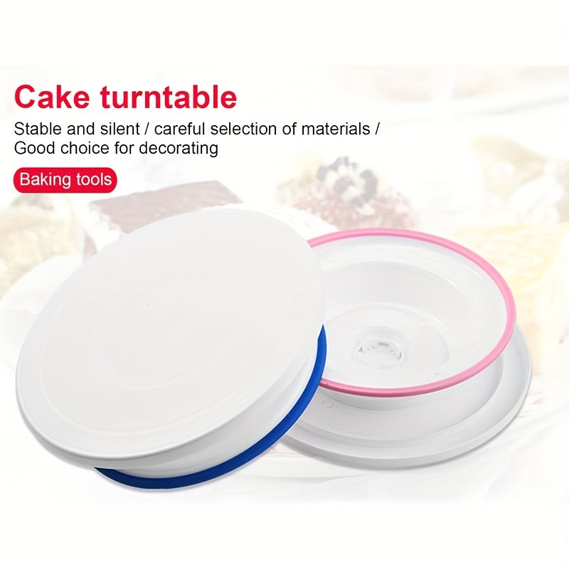 Rotating Cake Stand 11 Inch Non-Slip Base Smooth Spinning Turntable for Cake Decorating Icing Frosting Baking Display