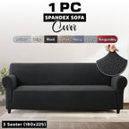 Stretch Spandex Sofa Cover 1 2 3 Seater Elastic Couch Slipcover Anti-Scratch Pet-Friendly Machine Washable Furniture Protector Holiday Gift
