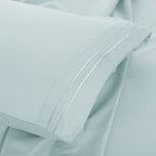 Brushed Microfiber Bed Sheet Set 6 Piece with Embroidered Pillowcases - Hotel Luxury Deep Pocket 16 Inch, Soft Breathable All Season, 24 Colors, Twin Twin XL Full Queen King Cal King