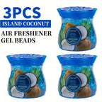 Air Freshener Scented Beads 3-Pack 14oz Each Long-Lasting Fragrance Odor Eliminator for Home Room Closet Bathroom Car Office Fabric Aromatherapy Multiple Scents