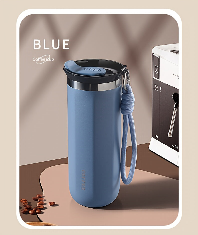 Insulated Travel Mug 16.91oz 304 Stainless Steel Vacuum – Leak-Proof Non-Slip Portable Coffee Cup for Indoor & Outdoor, Winter Holiday Gift