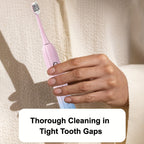 IPX8 Sonic Electric Toothbrush USB Rechargeable 5 Brush Heads Metal Shaft Smart Timer Couple Set for Adults Men Women