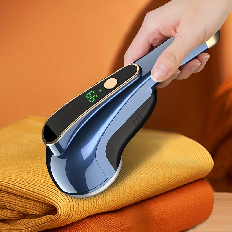 Electric Lint Eraser Rechargeable USB with Cleaning Brush | Portable Fabric Shaver for Sweaters Blankets Carpets Furniture Upholstery, Removes Lint Balls, Clothing Lint Remover
