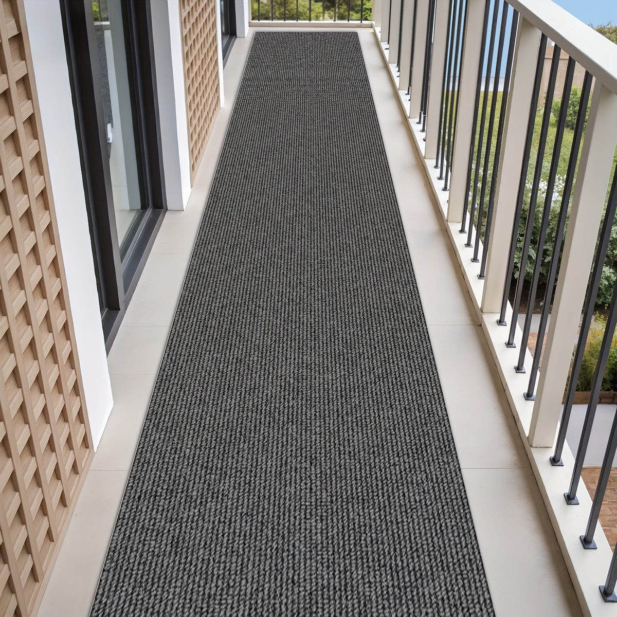 Non-Slip Long Runner Rug – 23.22" Wide, 4mm Thick Hallway Runner for Kitchen, Bathroom, Stairs & Entryway (Multiple Lengths & Colors)