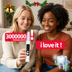 Electric Water Flosser Dental Cleaning Kit - 5 Mode LED Light 4 Replaceable Heads Deep Clean Oral Care Fresh Breath Gift for Mom Dad Women