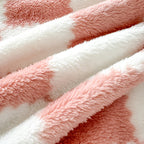 Double-Sided Velvet Plaid Blanket Super Soft Machine Washable for Home Bedroom Sofa Travel Panda Print Black White Blue Green Yellow Pink Coffee 4 Sizes