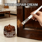 Color-Matching Wood Scratch Repair Paste – Crack & Gouge Filler for Furniture, Doors, Cabinets, Tables, Chairs & Hardwood Floors, Restores Surface Color & Finish, Easy No-Sand Application