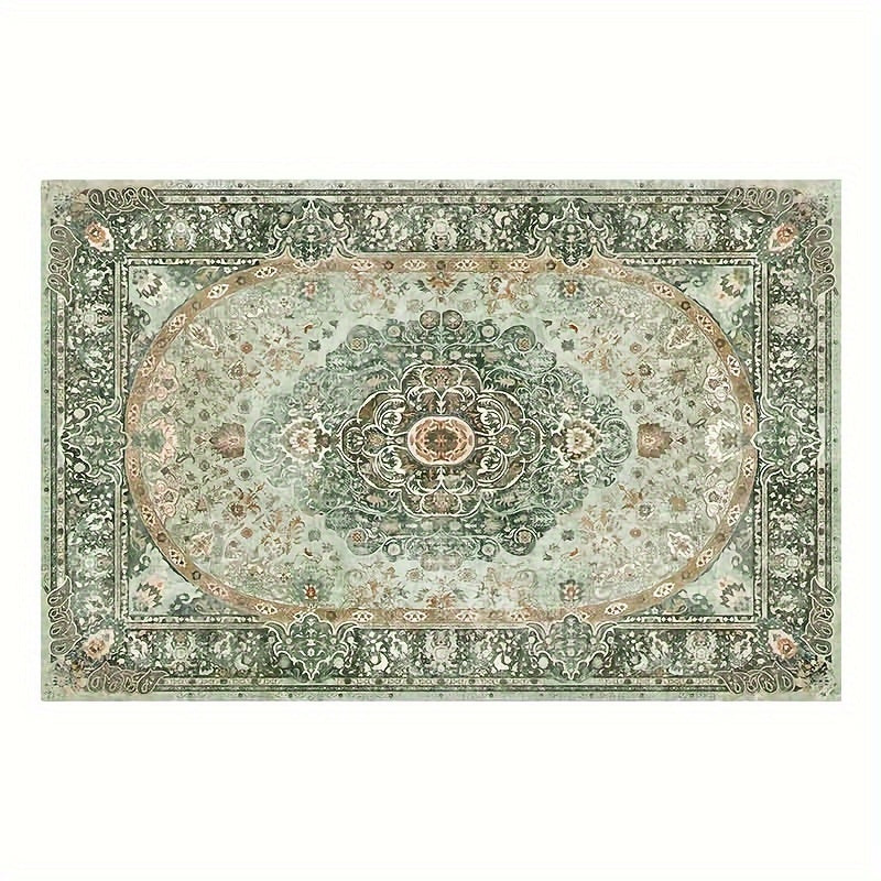 Boho Cashmere-Feel Area Rug Large Washable for Living Room & Dining Room – Soft Anti-Slip Bohemian Carpet for Bedroom & Office, 2 Sizes