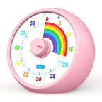 60-Minute Visual Countdown Timer | Silent, Color-Coded | Classroom, Office & Kitchen