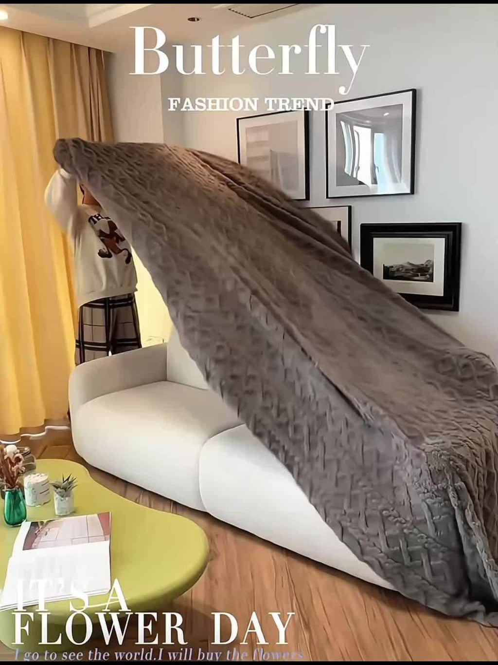 Jacquard Shu Velveteen Sofa Throw Cover 1pc Soft Plush Couch Slipcover Protector – Pet Friendly, Machine Washable, Fits Armchair to 4-Seater Sofa, Modern Home Decor Furniture Cover