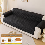 Soundwave Embossed Sofa Cover Set 3-Piece with Armrests – Pet Friendly Anti-Slip Furniture Protector, Durable Sofa Set Decoration Cover in Various Colors & Sizes