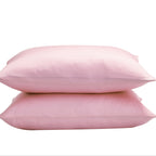 Mulberry Silk Pillowcases 2pcs - 600 Thread Count Solid Color Cooling Pillow Covers with Hidden Zipper for Hair and Skin Care Bedroom Sofa Machine Washable