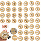 Wooden Magnetic Bottle Openers Bulk Round Wood Beer Bottle Opener Bar Decoration Wedding Favors Party Gifts Set of 24 or 40