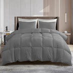 All Season Comforter with Corner Tabs & Box Stitching – Soft Fluffy Lightweight Hotel-Quality Duvet Insert for Twin Queen King, Breathable Year-Round Bedding