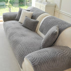 Bohemian Plush Sofa Cushion Cover Christmas Decorative Non-Slip Machine Washable Pet-Friendly All-Season Pillow Cover for Living Room Bedroom Office Home Decor