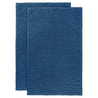 Chenille Bathroom Rug Extra Soft Absorbent Bath Mats for Bathroom Floor – Non-Slip, Water Absorbent, Machine Washable Bath Mat