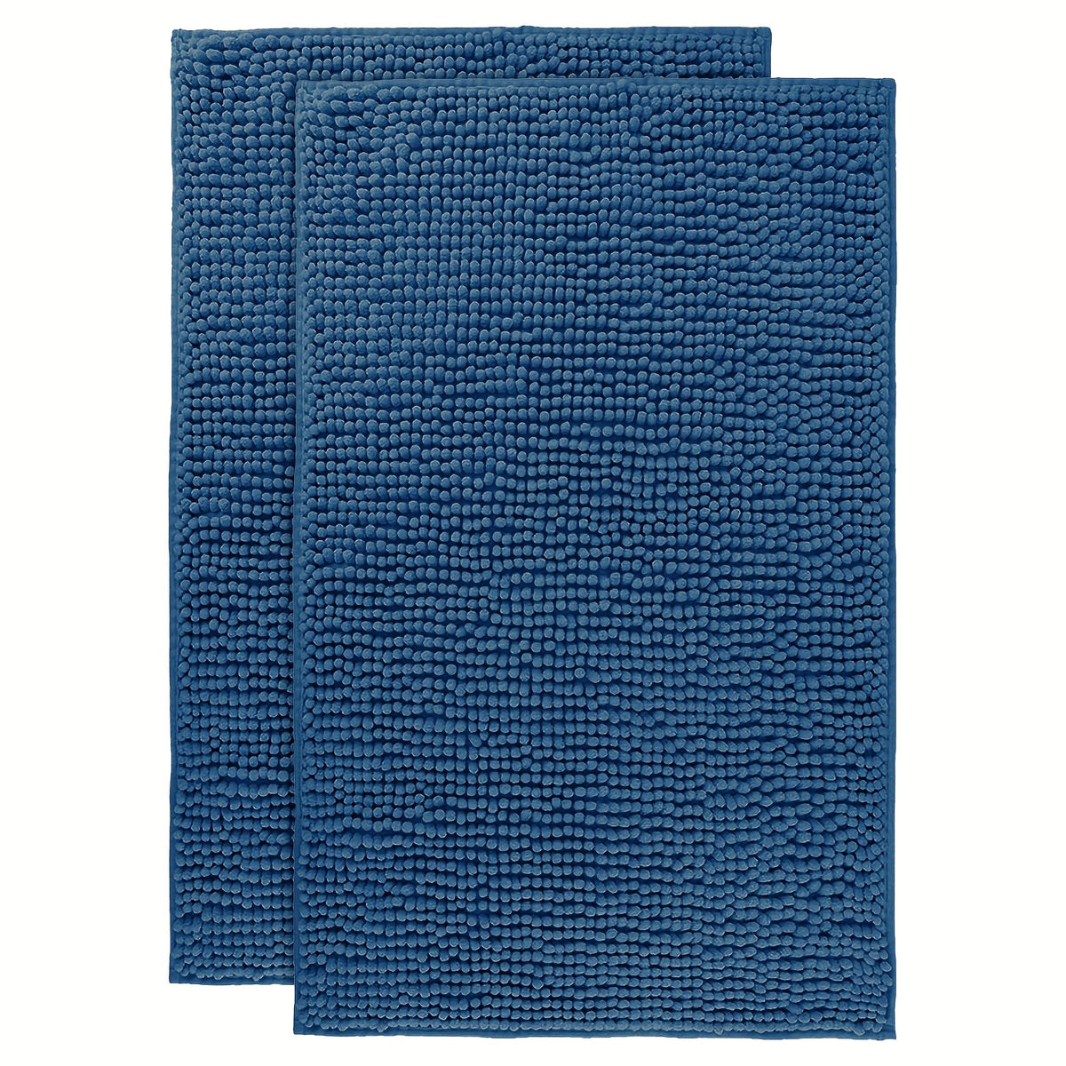 Chenille Bathroom Rug Extra Soft Absorbent Bath Mats for Bathroom Floor – Non-Slip, Water Absorbent, Machine Washable Bath Mat