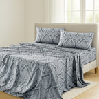 Paisley Bed Sheet Sets Queen King Twin Full Cal King – Soft Brushed Microfiber Deep Pocket Fitted Sheet & Pillowcases, Wrinkle Free