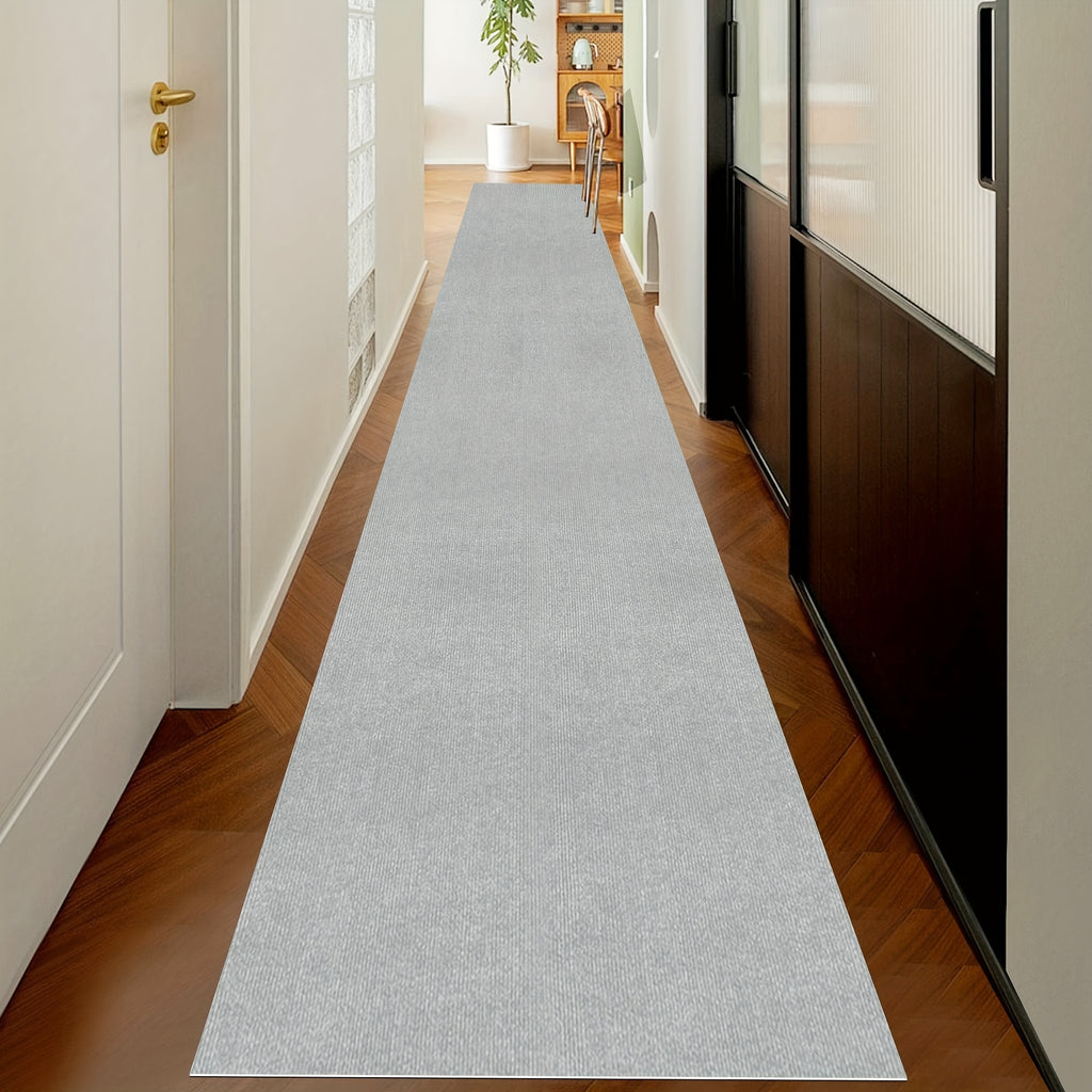 Non-Slip Runner Rug Washable & Cuttable – Low-Profile Hallway Rug for Kitchen, Living Room, Bedroom, Balcony & Poolside – Multiple Sizes 60x180 to 60x600cm