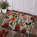 Floral Floor Mat Anti-Slip Indoor Outdoor Rug – Soft Non-Slip Entrance Mat for Living Room, Kitchen, Bedroom & Hallway | 3 Sizes
