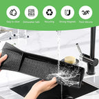 Magnetic Silicone Stove Top Spice Rack Shelf, 30 Inch Heat Resistant Flexible Kitchen Organizer – Strong Magnet, Over Oven Storage for Spice Jars, Countertop & Stove Organizer