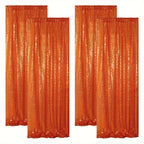Sequin Backdrop Curtains – Glitter Party & Wedding Background Panels, 2ft×8ft per Panel, 4/6/8 Panel Sets, 29 Colors for Birthday, Stage, Bridal & Event Decor
