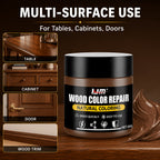 Wood Repair Paste Scratch & Crack Filler, Color-Restoring Wood Putty for Furniture, Doors, Cabinets, Tables, Chairs & Floors, Easy-to-Use Surface Repair Solution