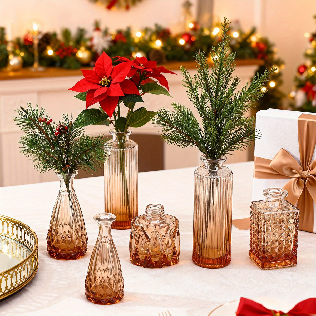 Mini Bud Vases Set of 36 Clear Small Flower Vases for Wedding Centerpieces Birthday Anniversary Party Table Decor – Mother's Day Gift