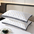 Down Alternative Bed Pillows 2 Pack – Microfiber Fill Neck & Shoulder Pain Relief, Bounce-Back Support, Breathable Mesh, for Side Back Stomach Sleepers, Non-Collapsing Sleep Pillow, 29x19 Inch