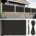 Balcony Privacy Net 3x16ft Fence Cover Mesh Shade Net Windproof Sun Shade Outdoor Screen for Patio Fence Backyard Porch 9 Colors