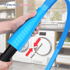 Dryer Vent Cleaning Kit with Flexible Vacuum Hose & Lint Brush Set – Fits Most Vacuums, Removes Lint Buildup Fast, Essential Home Laundry Maintenance Tool for Fire Safety