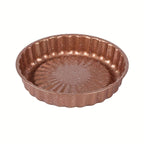 Round Non-Stick Cake Mold for Birthday & Layer Cakes – Easy Release Circular Baking Pan, Reusable Home Bakeware for Sponge, Chiffon & Cheesecake, Available in Golden & Deep Gray