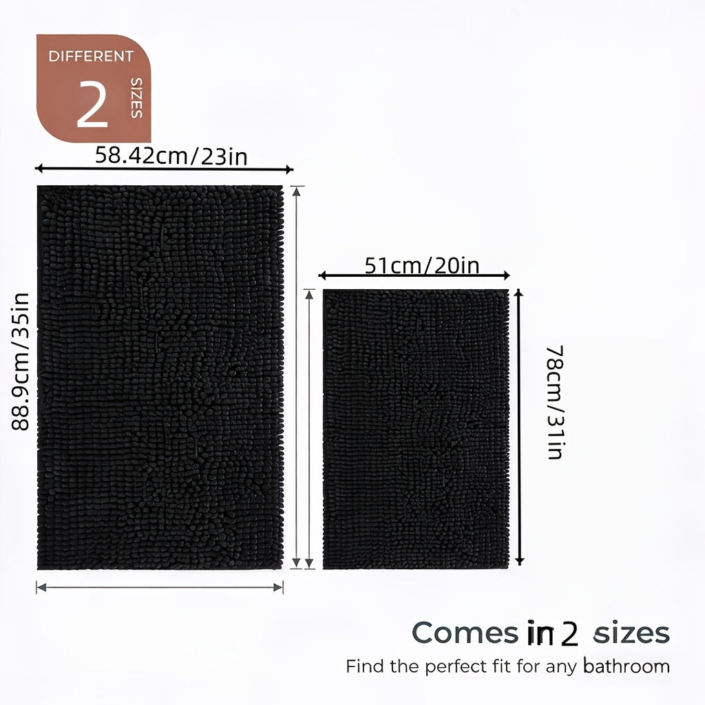Super-Absorbent Microfiber Dog Door Mat, Slip-Resistant Washable Pet Rug, Quick-Dry Mud & Paw Trapping, Machine Washable Indoor Outdoor Entrance Mat