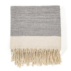 Cotton Tassel Blanket Boho Diamond Grid 100% Cotton 350GSM Breathable Soft All Season Machine Washable Throw for Bed Sofa Picnic Travel Black Navy Blue Light Blue Gray Red Orange Brown 49x71 Inch