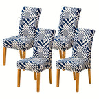 Spandex Stretch Dining Chair Covers Slipcovers Set of 4 & 6 – Removable Washable Parsons Chair Protector for Dining Room, Kitchen, Hotel, Wedding Ceremony, Banquet