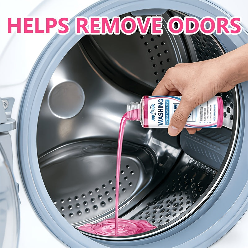 Unscented Washing Machine Cleaner 100ml – Citric Acid Formula Removes Limescale & Detergent Residue, Eliminates Odors & Extends Machine Life for Front Load & Top Load Washers